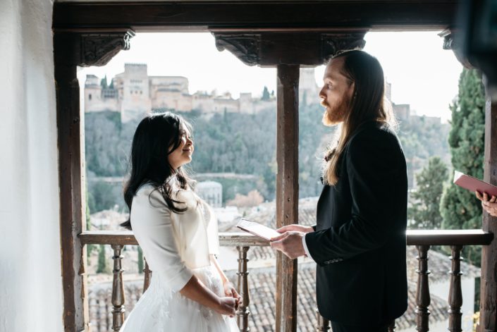 elopement en Granada Andalucía