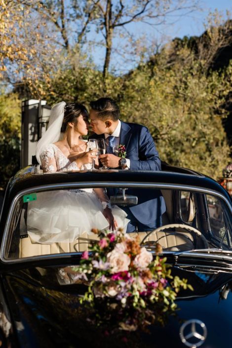 un elopement al atardecer en el sur de españa