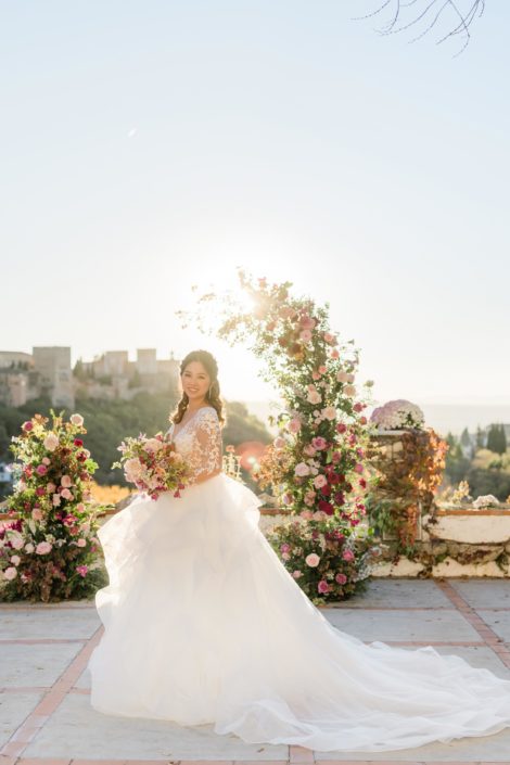 un elopement al atardecer en el sur de españa