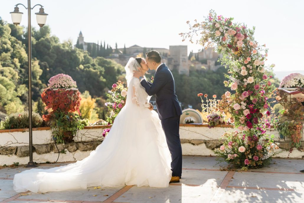 un elopement al atardecer en el sur de españa