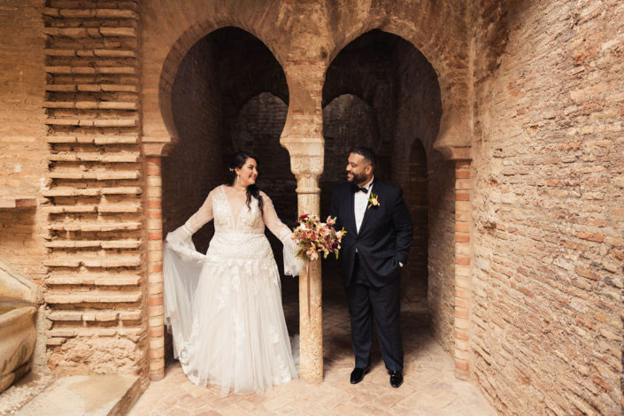 elopement de invierno en granada