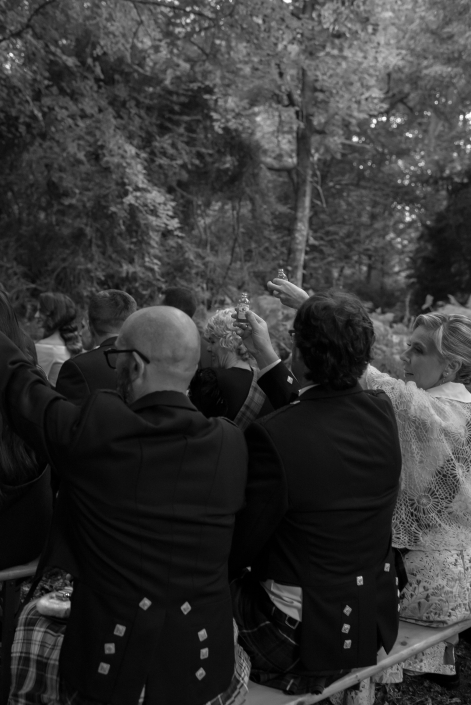 ceremony in a forest