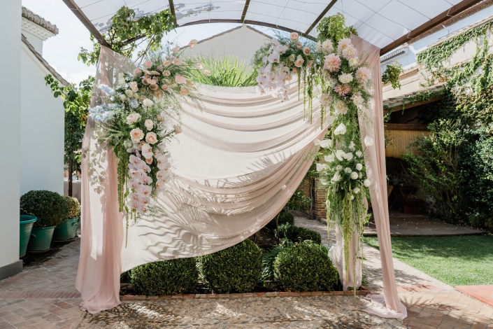 intimate ceremony in southern Spain