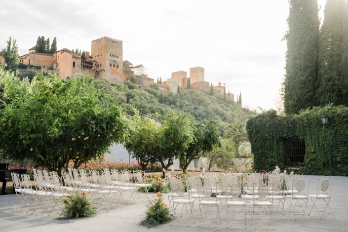 outdoor wedding in spain